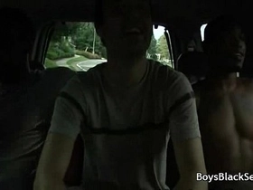 Hardcore interracial bareback gay sex video 05