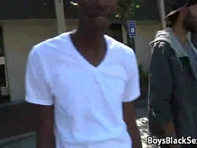 Blacks on boys - interracial hardcore gay cock sucking 08