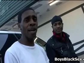 Blacks on boys - gay hardcore interracial porn 22