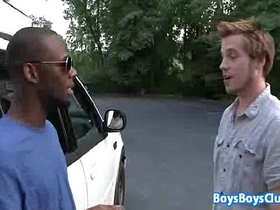 Interracial hardcore gay bareback sex fuck movie