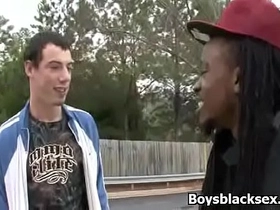 Blacks on boys - interracial hardcore gay fucking 04