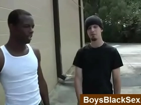 Blacks on boys - interracial gay porno movie24