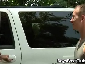 Blacks on boys - gay bareback nasty fuck video 11