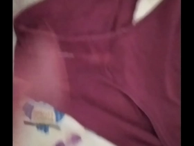 Corrida en bragas de mi mujer 148