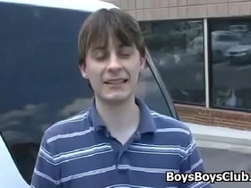 Black gay porn with muscular black man and white twink 24